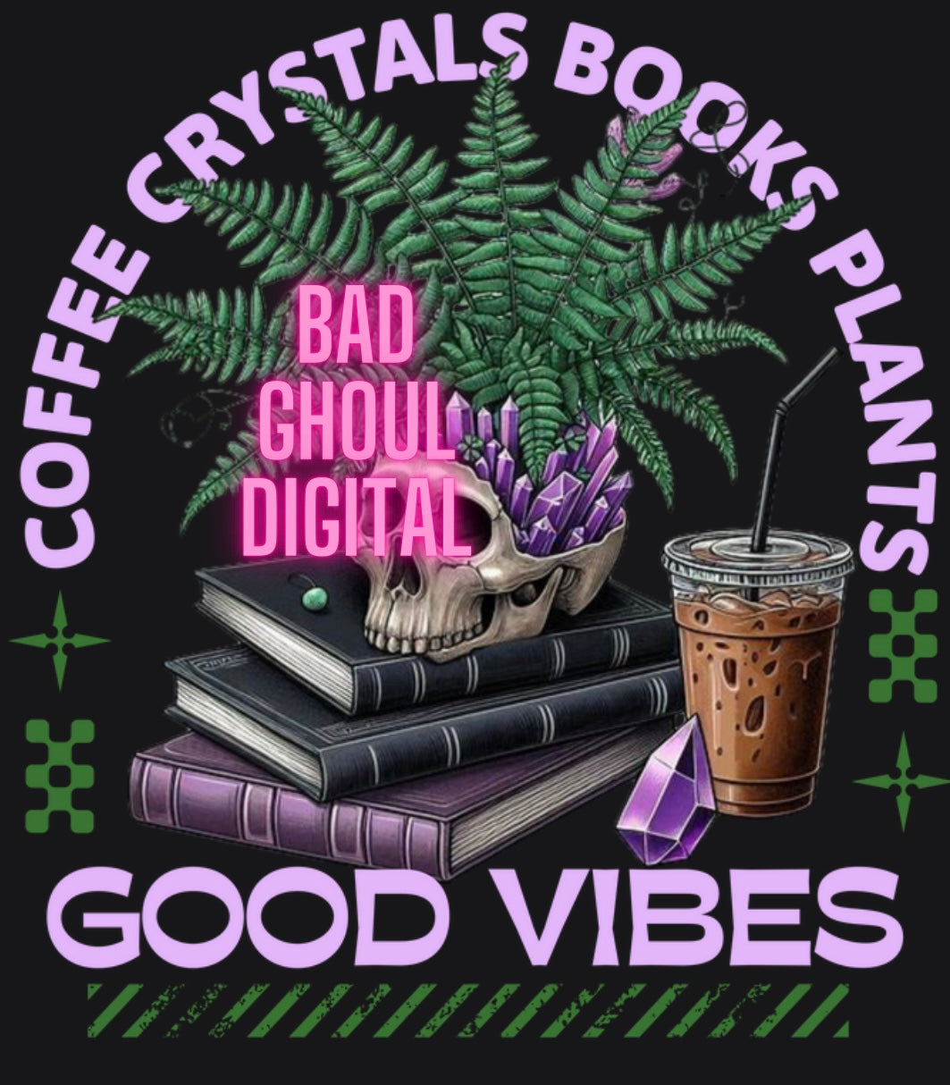 Plants Coffee Crystals Books PNG Download