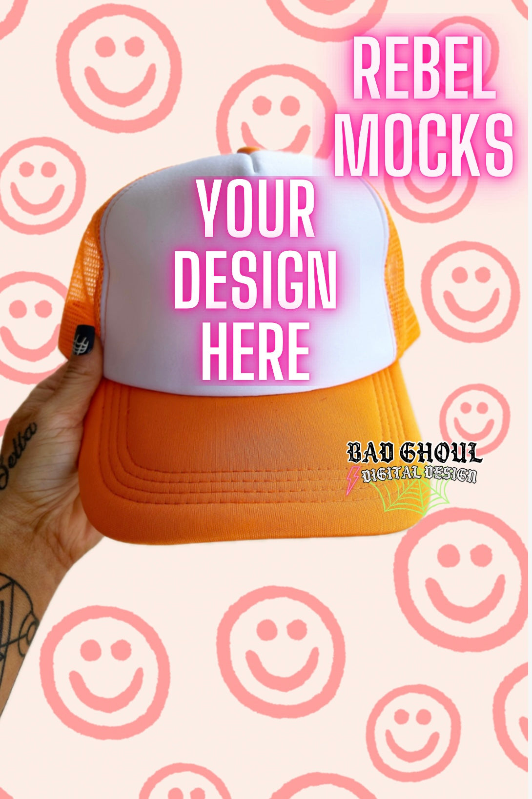 Trending Hat Mock Bundle 8 mocks