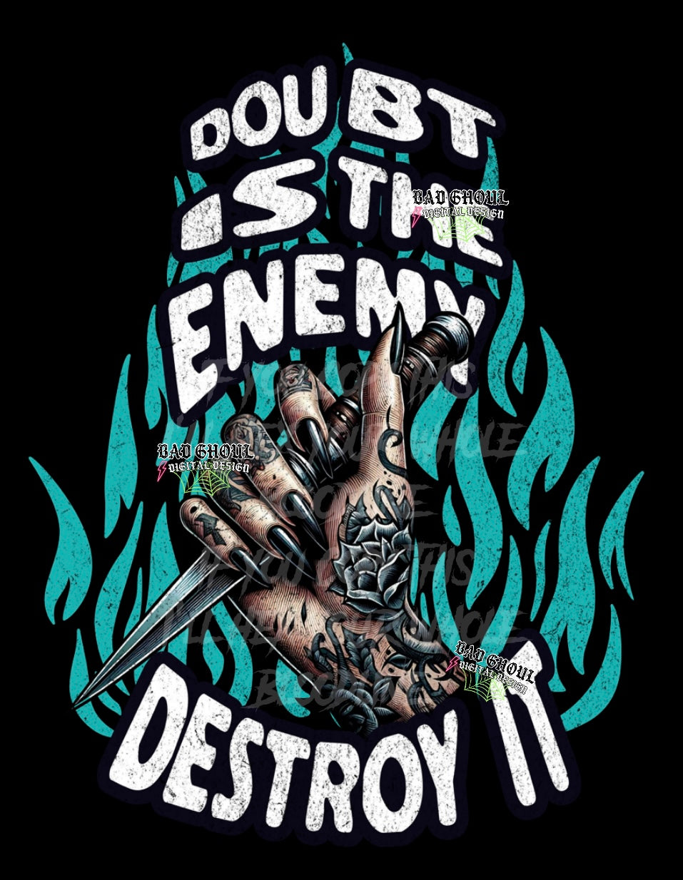 Exclusive Doubt is the enemy PNG Download