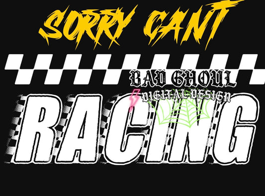 Sorry Cant Racing Download PNG