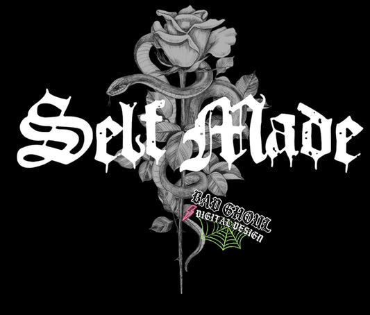 Self Made PNG Download 2 Files Black and White