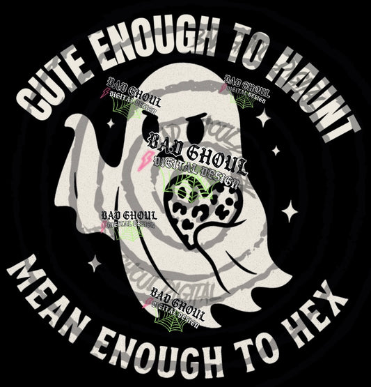 Cute Enough PNG DOWNLOAD Black Fab Only