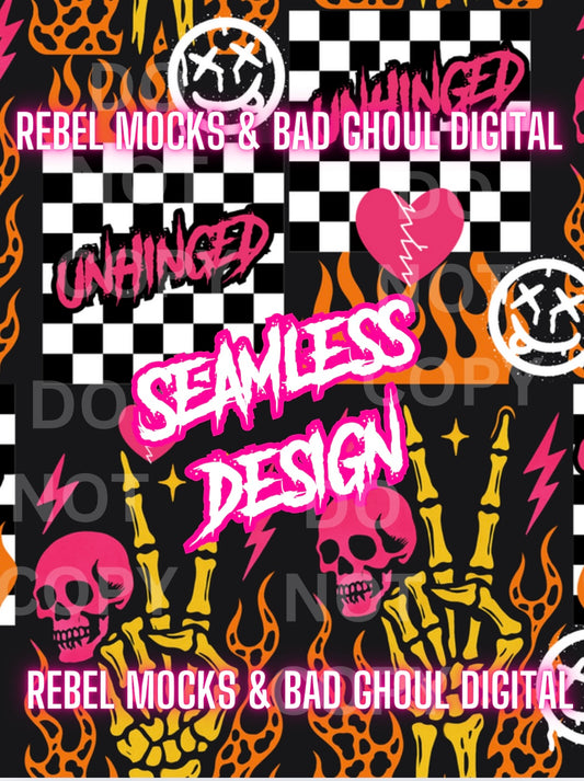 Unhinged Seamless PNG Download