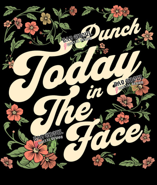 Punch Today In The Face PNG Download