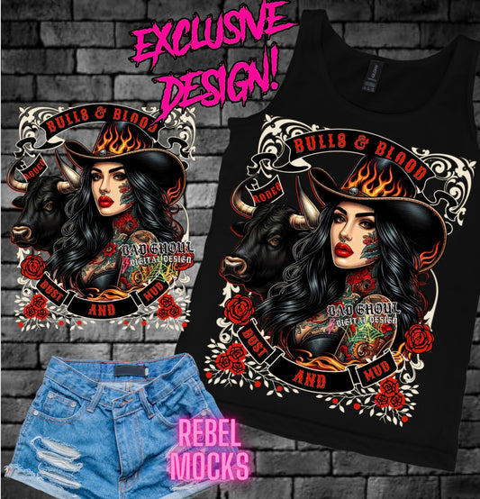 EXCLUSIVE Bulls & Blood  PNG Download