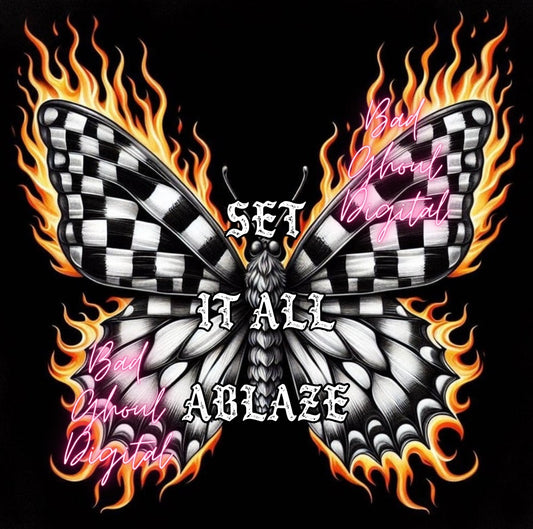 Set it all ablaze PNG Download