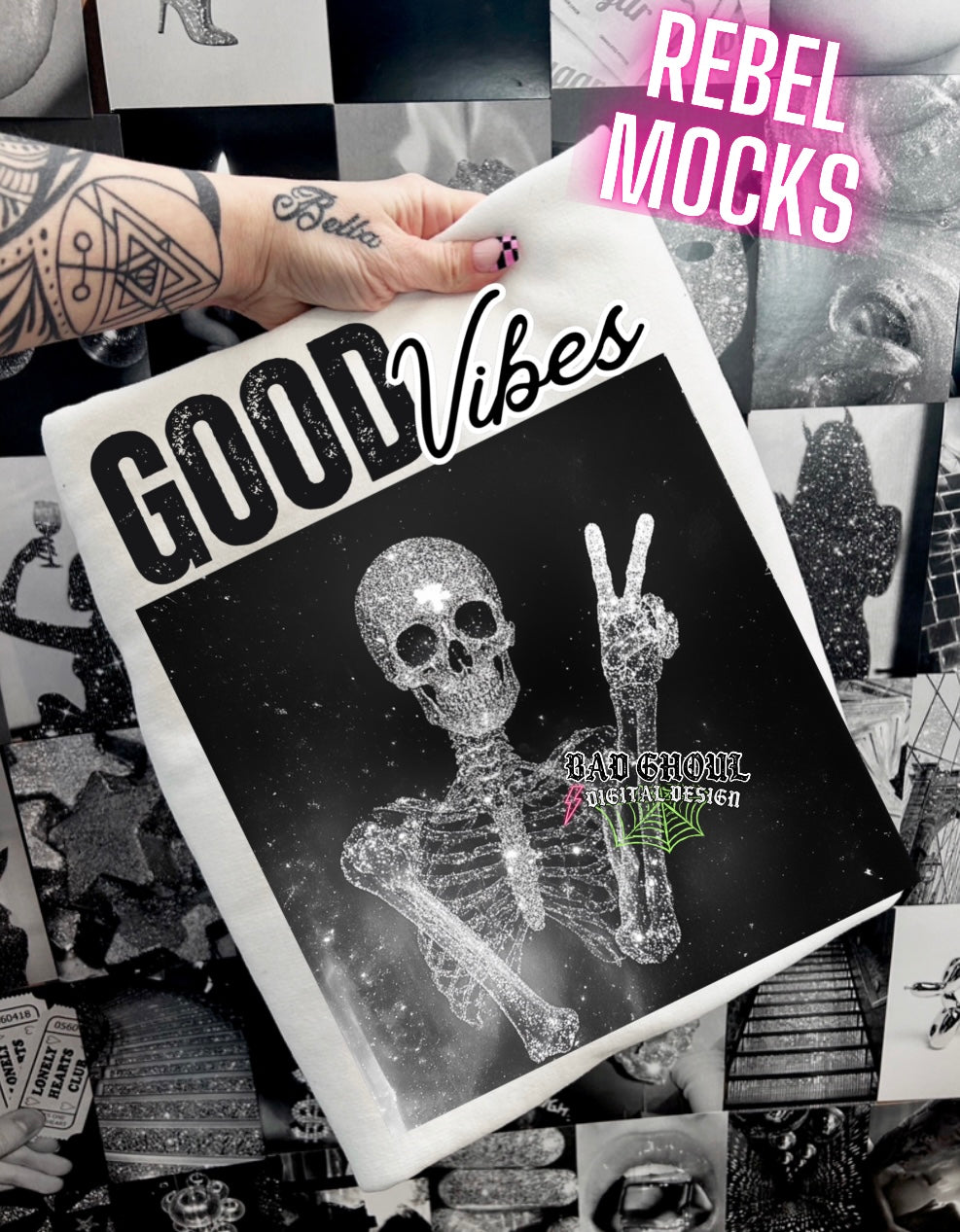 Black and White Bundle PNG Download