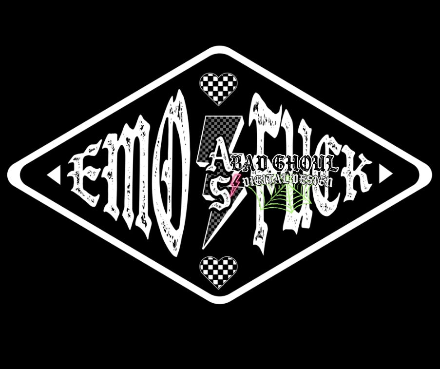 Emo As Fuck PNG Download