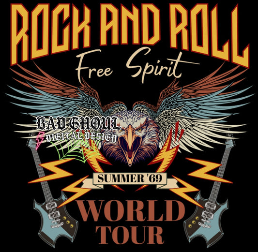 Rock N Roll Summer PNG Download
