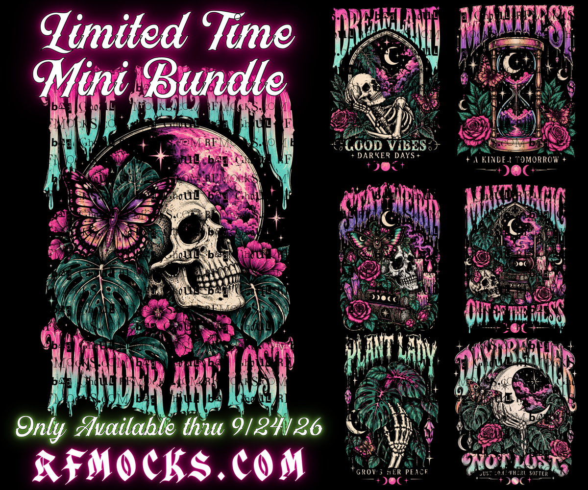 Manifest | Limited Time Mini Bundle | PNG DOWNLOAD BLACK FAB ONLY