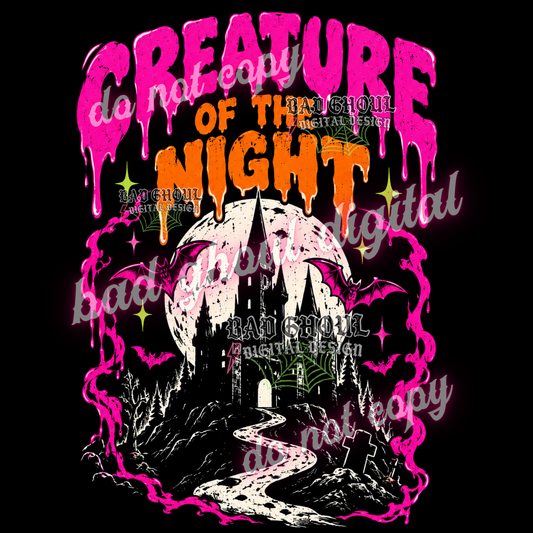Creature of the Night | PNG DOWNLOAD BLACK FAB ONLY