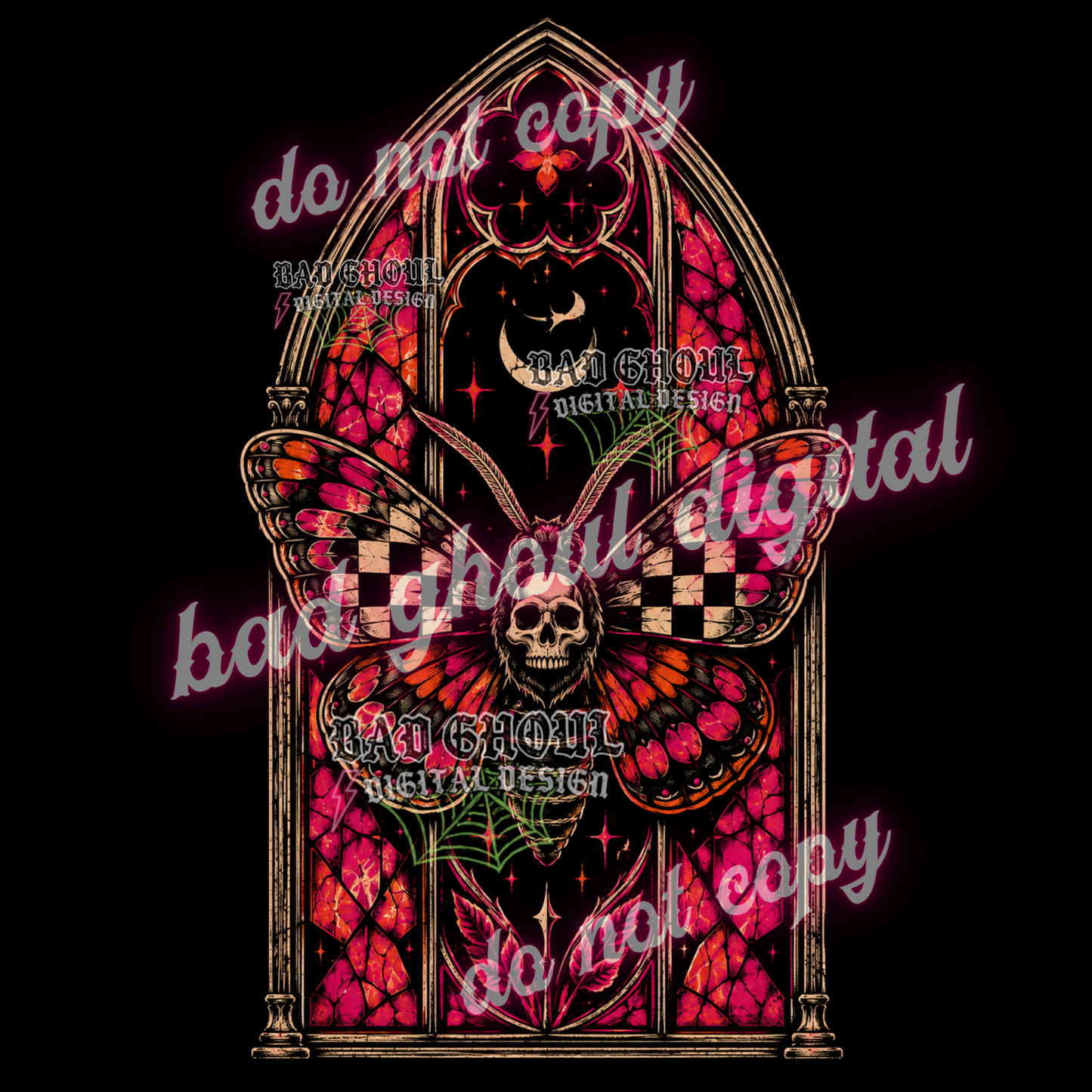 Cathedral + Death Moth | PNG DOWNLOAD
