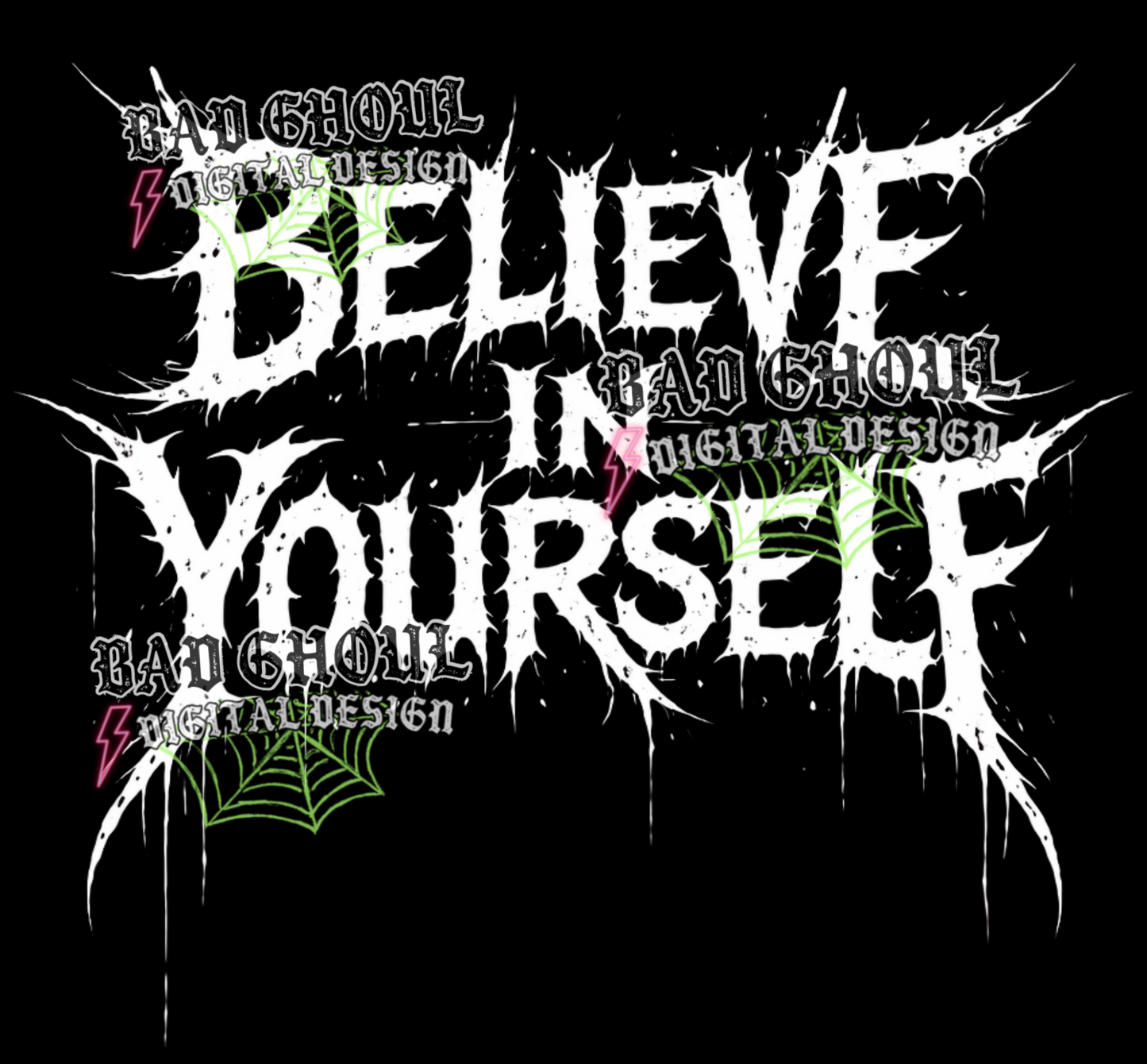 Believe in yourself | PNG DOWNLOAD BLACK FAB ONLY