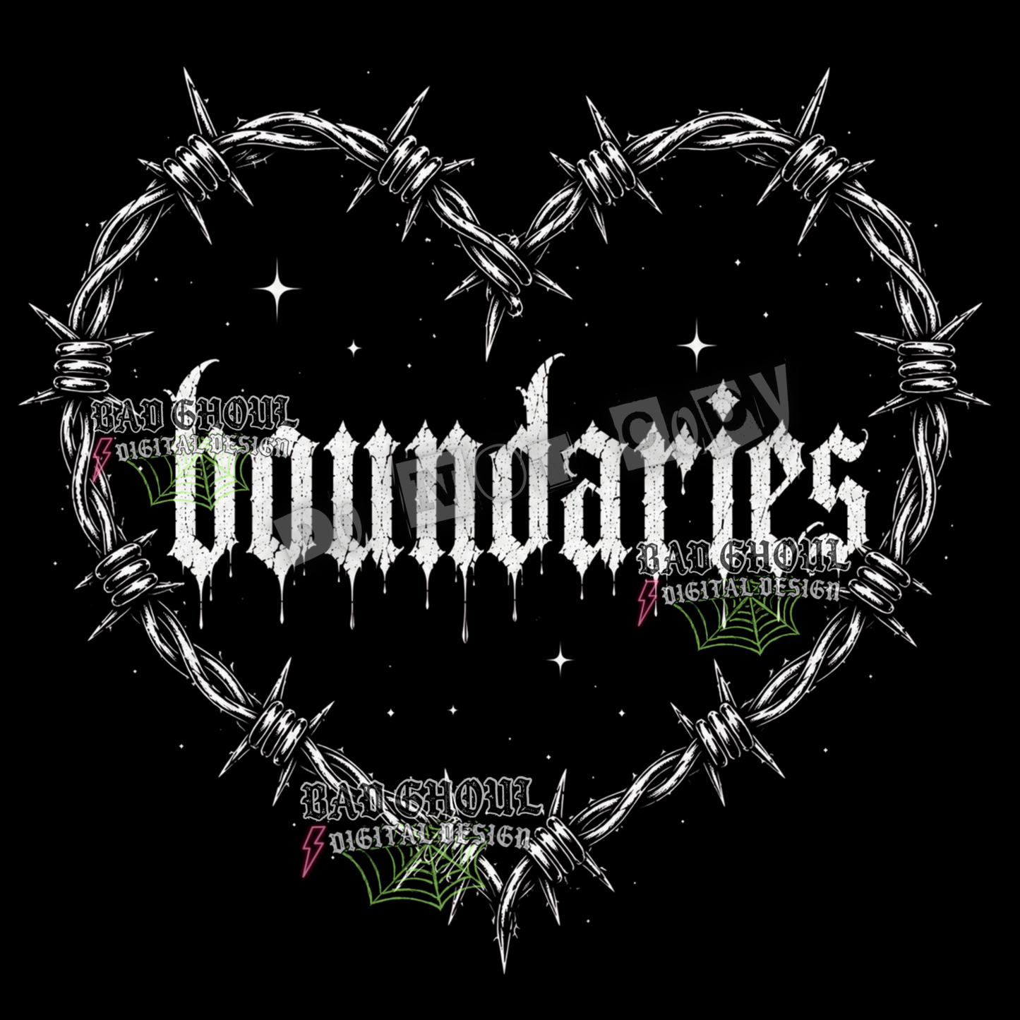 Boundaries | PNG DOWNLOAD | Black Fabric Only