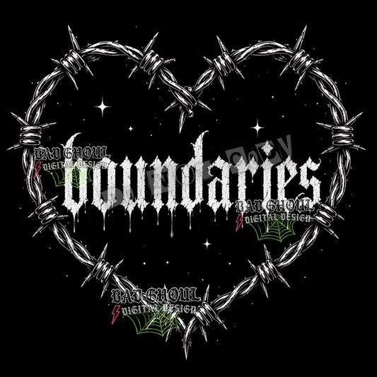Boundaries | PNG DOWNLOAD | Black Fabric Only