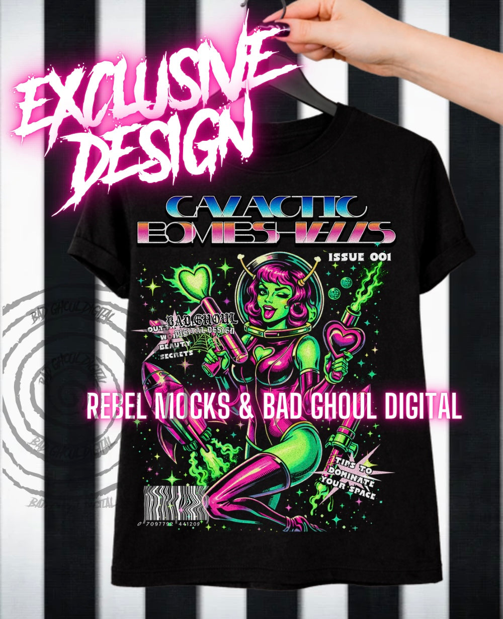 Exclusive| Galactic Bombshells |Black Fab Only  PNG DOWNLOAD