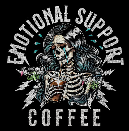Emotional Support Coffee PNG Download