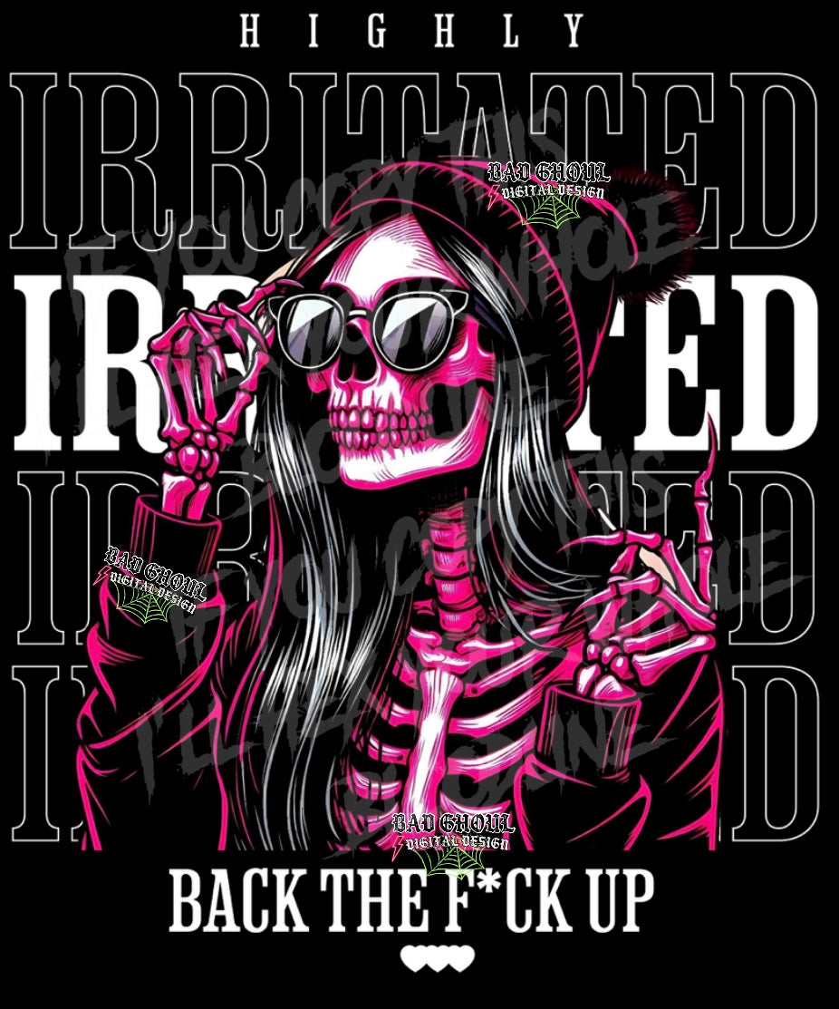 Irritated PNG Download