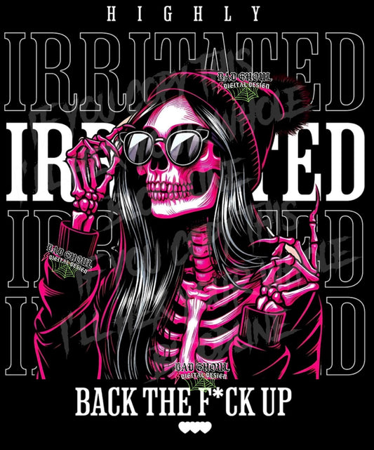 Irritated PNG Download