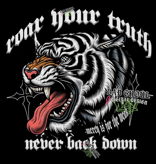 Roar Your Truth PNG Download