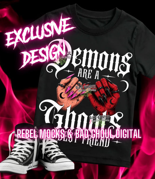 EXCLUSIVE |Demons | PNG DOWNLOAD| Black Fabric