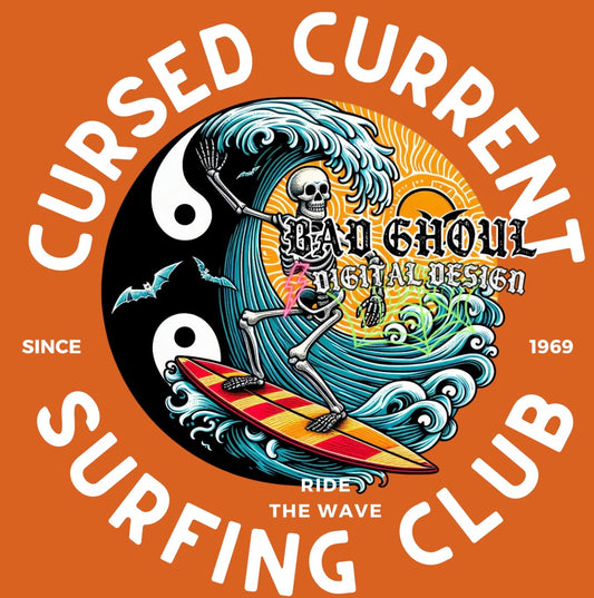 Cursed Current Surfing Club  PNG Download