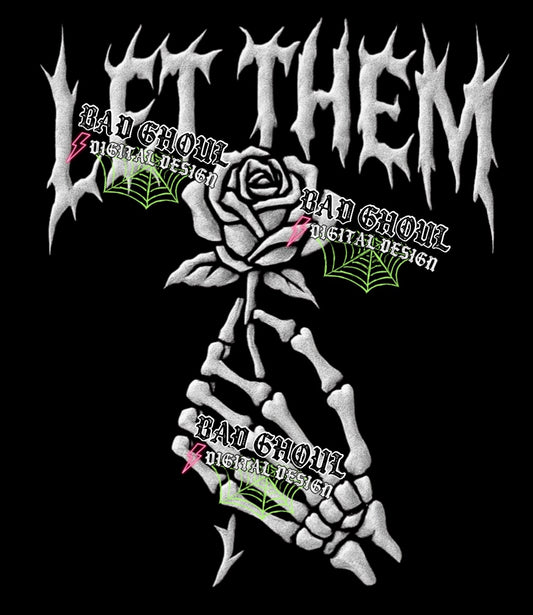 Faux Puff Let Them PNG DOWNLOAD