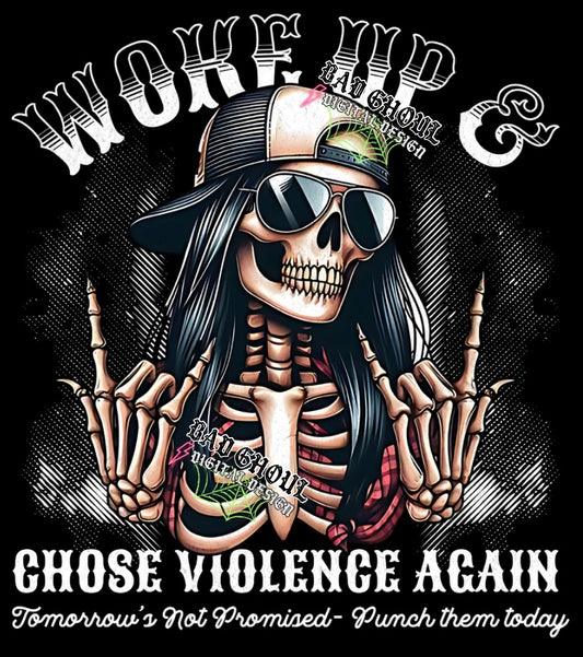 Woke Up PNG Download