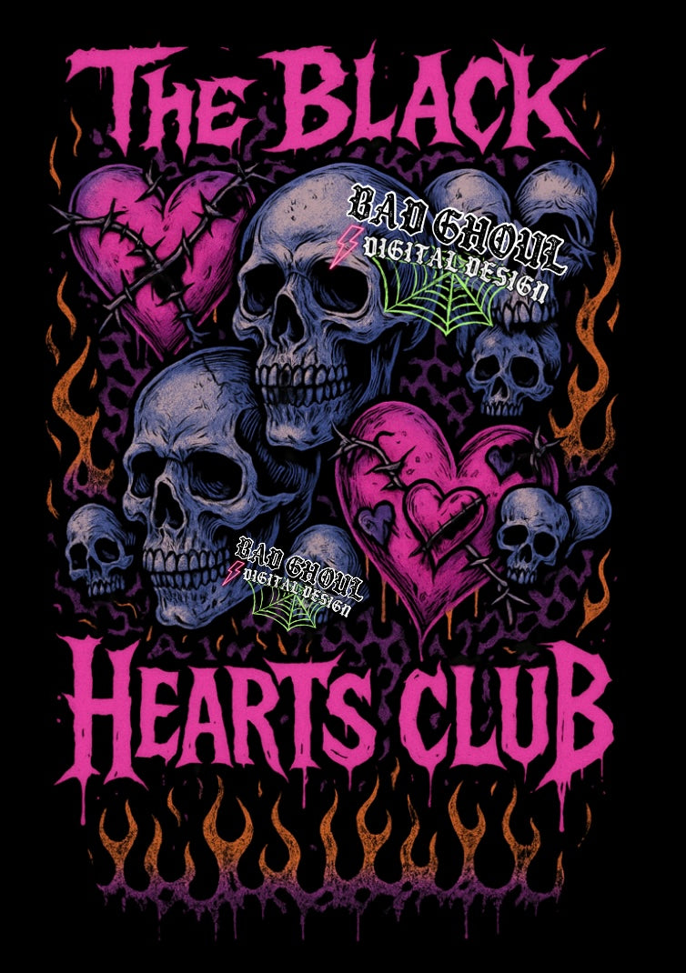 Black Hearts PNG Download black fab only
