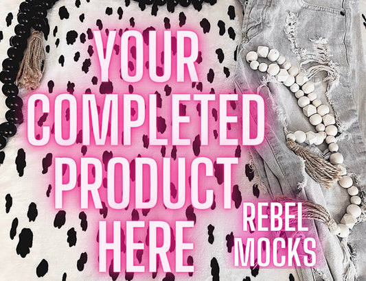 Blank Trendy YOU ADD YOUR TEE Flat Lay Mock Up