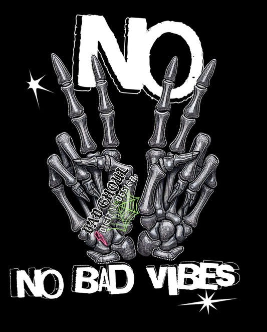 Faux Bling No Bad Vibes PNG Download