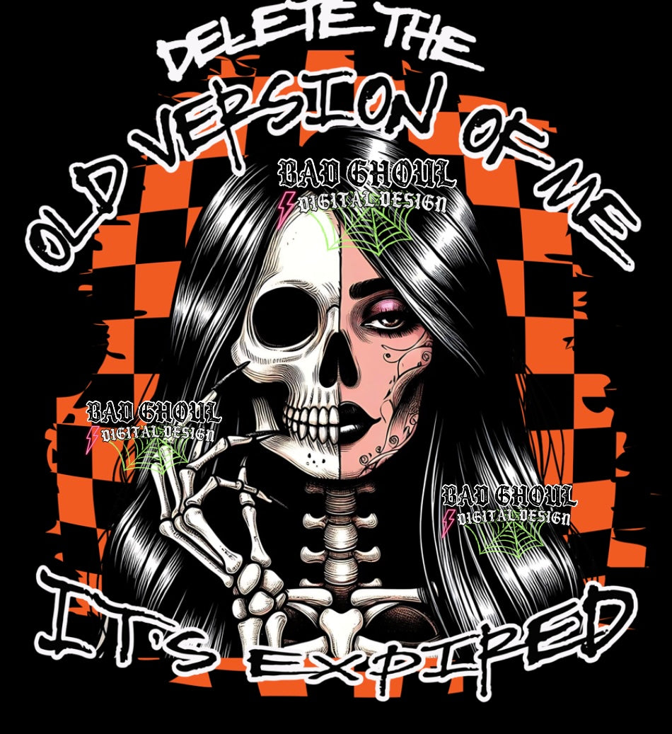 Delete The Old Version Of Me PNG Download
