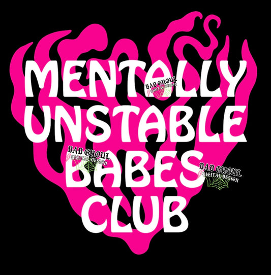 Mentally Unstable PNG Download