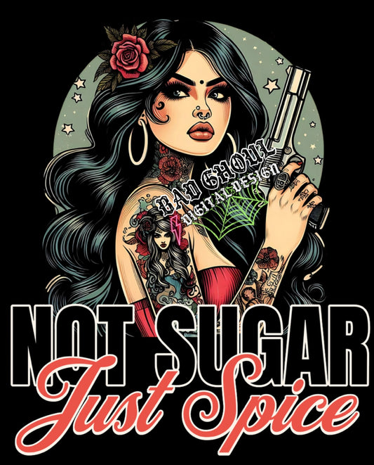 Not Sugar Just Spice PNG Download