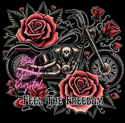 Feel The Freedom PNG download sub & DTF friendly