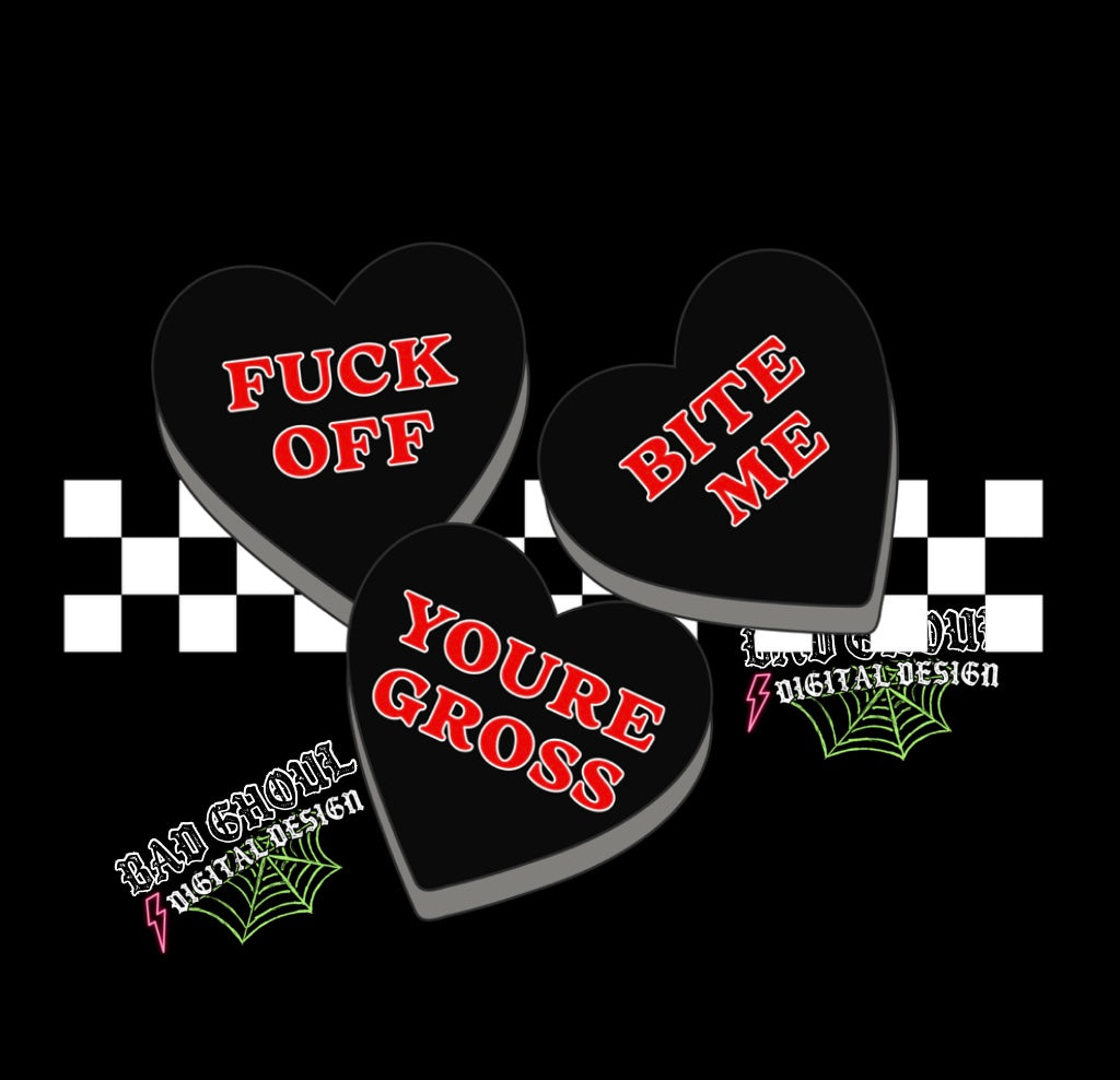 Sassy Convo Hearts PNG Download