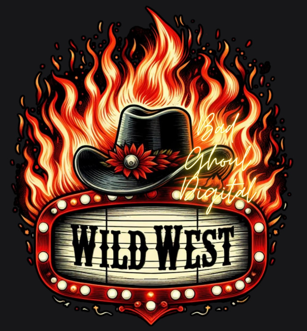 Wild West Download PNG DTF and Sub Friendly