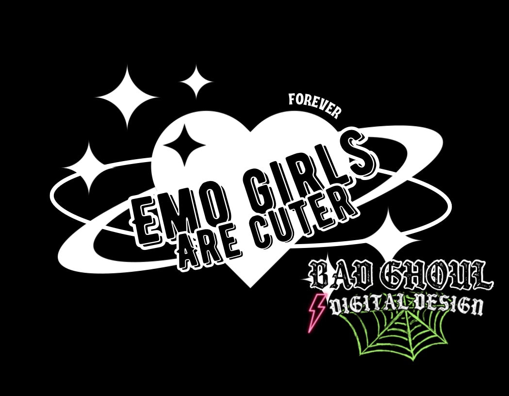 Emo Girls are Cuter PNG Download