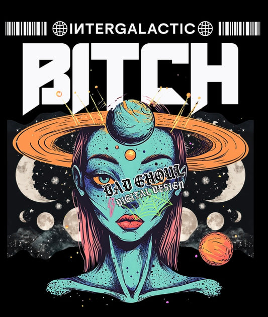 Intergalactic Bitch PNG Download 2 Files