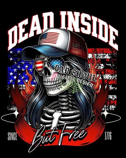 Dead Inside But Free PNG Download