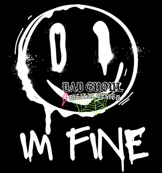 Im Fine PNG Download- 2 files - black and White