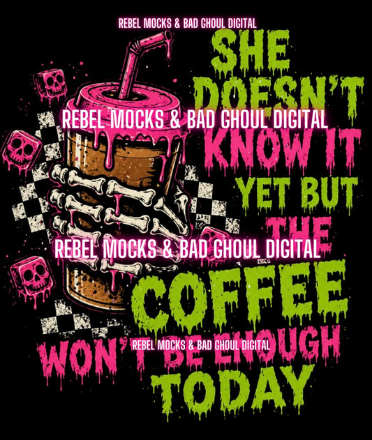 She Doesn’t Know It | Black Fabric Ultra Grunge |PNG DOWNLOAD