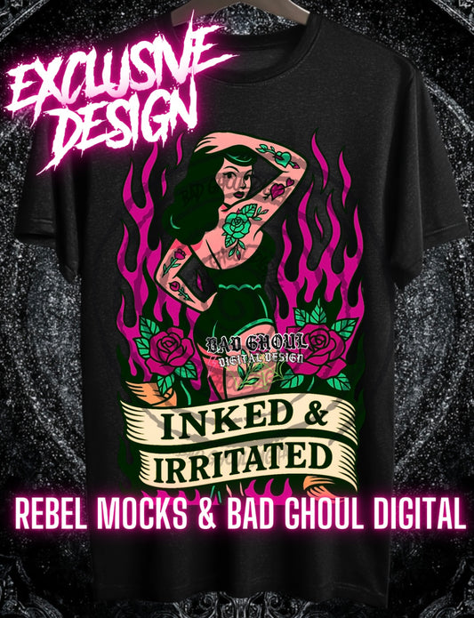 Exclusive Inked & Irritated  PNG DOWNLOAD