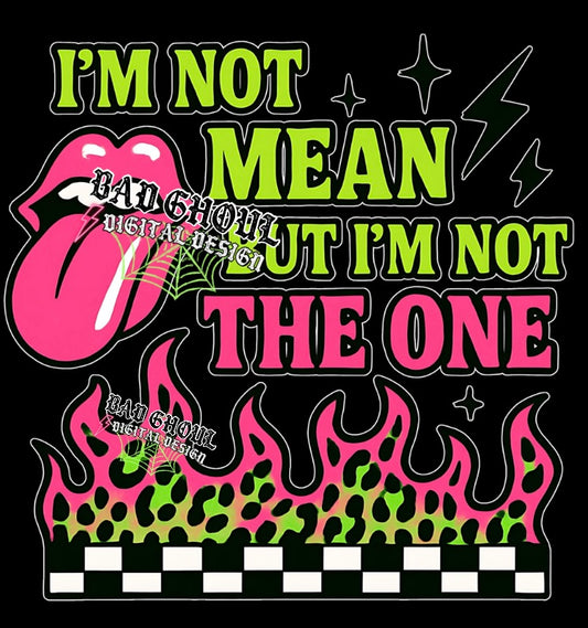 Im Not Mean PNG Download