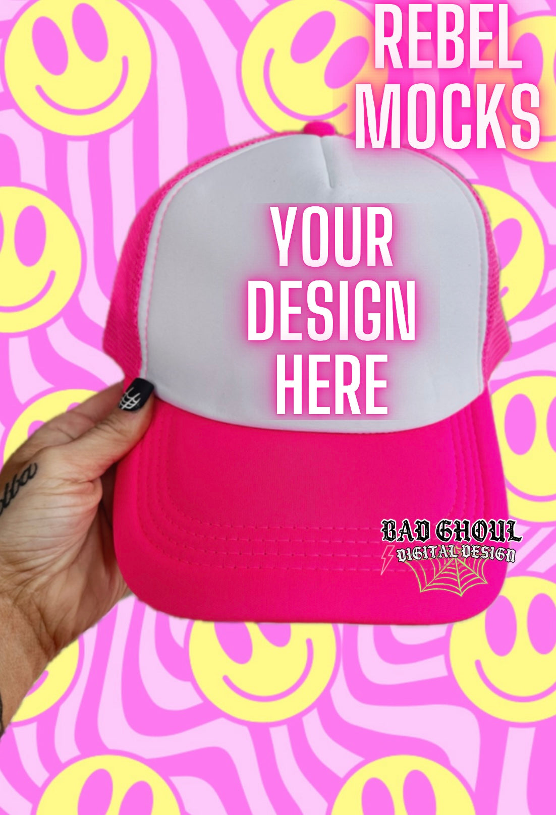 Trending Hat Mock Bundle 8 mocks