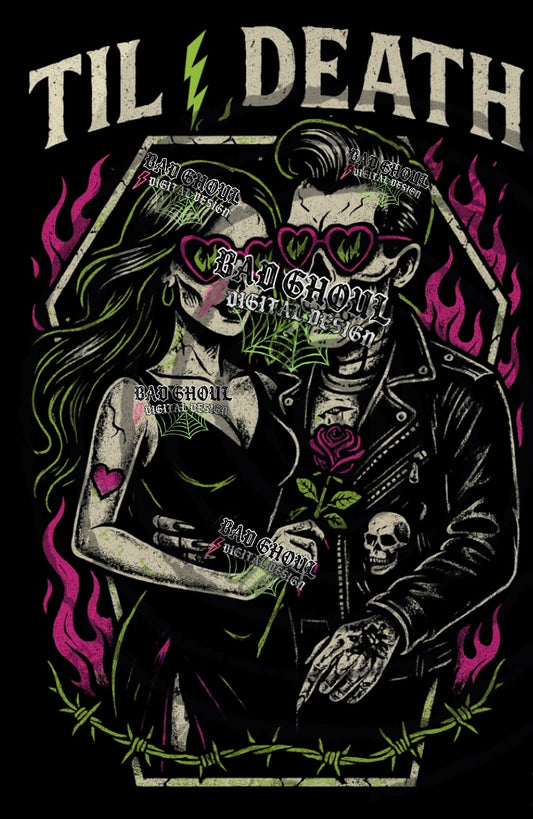Til Death Black Fabric PNG DOWNLOAD
