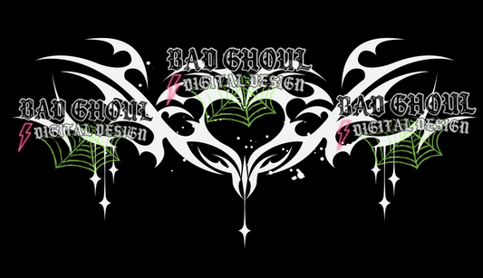 Heart Jogger Pelvis Piece | PNG DOWNLOAD BLACK FAB ONLY