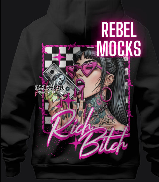 Exclusive Rich Bitch PNG Download