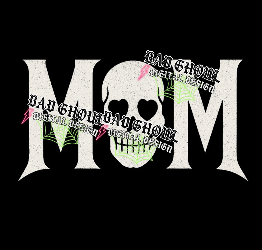 Mom PNG DOWNLOAD BLACK FAB ONLY