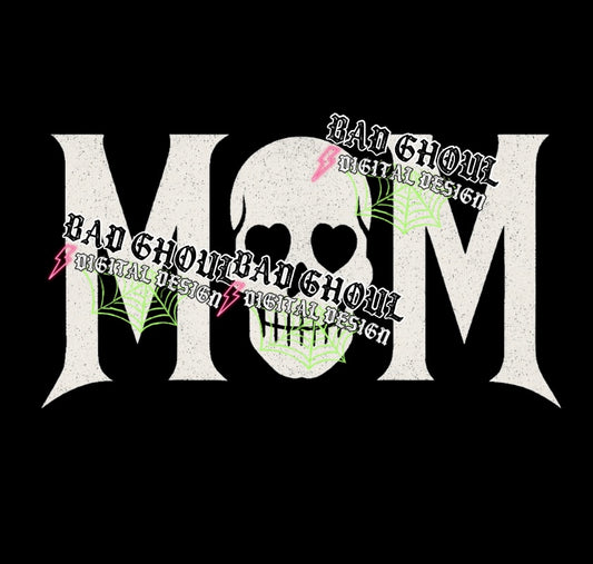 Mom PNG DOWNLOAD BLACK FAB ONLY